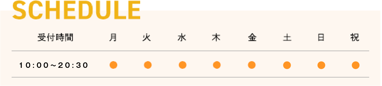 スケジュール
